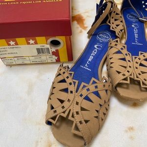 Jeffrey Campbell Picado beige flats, 10